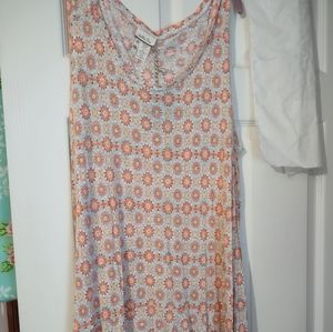 Matilda Jane lightweight floral tiered tank NWT